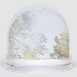 Golden Broadleaf Glow Schneekugeln