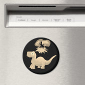 Golden Brontosaurus Magnet (In Situ (Geschirrspüler))