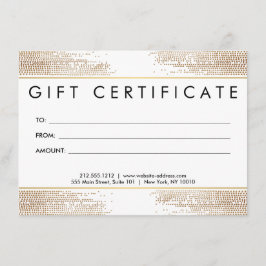 Golden Bronze Confetti Dots Geschenk