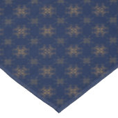 Golden Bronze Diamond Burning Pattern Tischdecke (Schrägansicht)