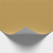 Golden Bronze Solid Color Geschenkpapier (Ecke)