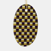 Golden Brown Color Combination Keramik Ornament (Rechts)