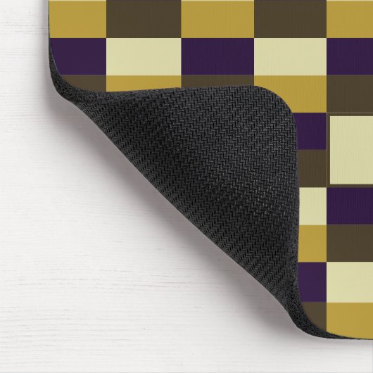 Golden Brown Color Combination Mousepad (Ecke)