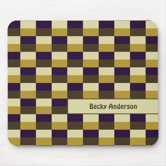 Golden Brown Color Combination Mousepad (Vorne)