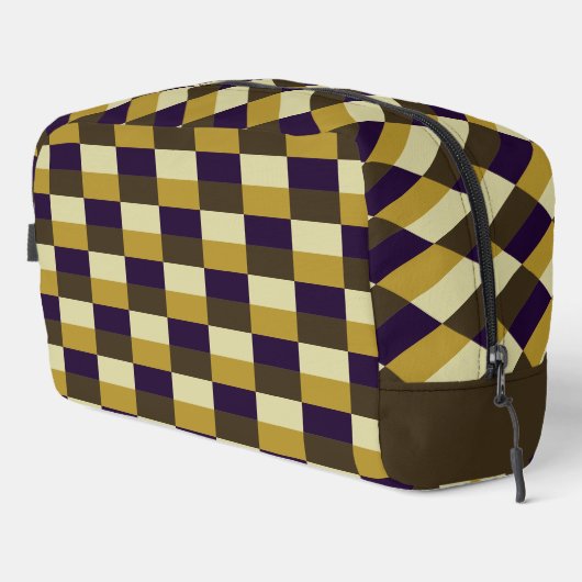 Golden Brown Color Combination Waschbeutel (Rechte Ecke)