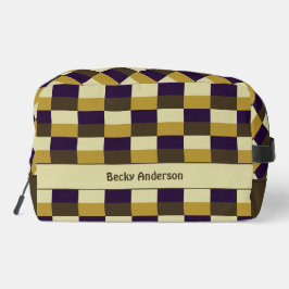 Golden Brown Color Combination Waschbeutel