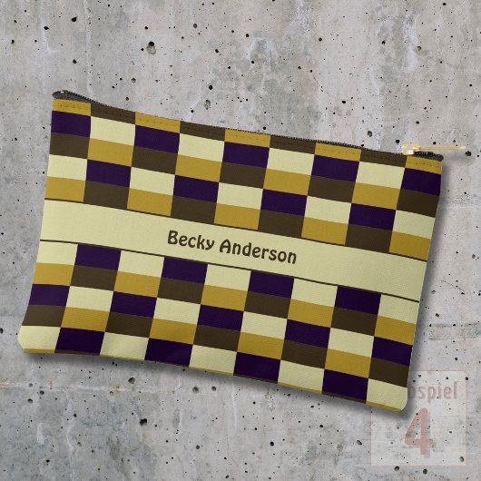 Golden Brown Color Combination Zubehörtasche