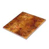 Golden Brown Cracked Textures Fliese (Seite)