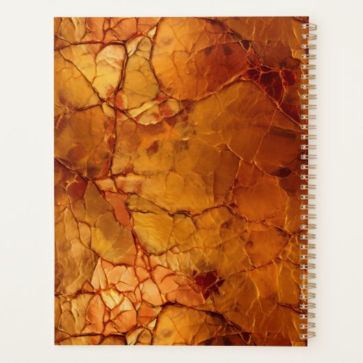 Golden Brown Cracked Textures Planer (Rückseite)