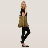 Golden Brown Glamour Chic Tasche (Am Model)