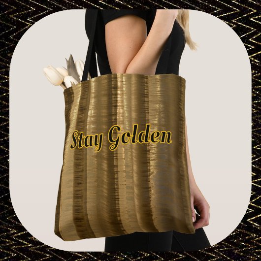 Golden Brown Glamour Chic Tasche