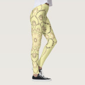Golden-Brown Mandala Leggings (Rechts)