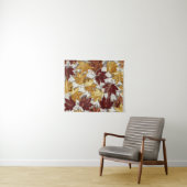 Golden Brown Maple Leaf Muster Wandteppich (Beispiel (Horizontal))
