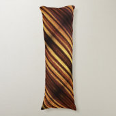 Golden Brown Strickkissen Seitenschläferkissen (Vorderseite Vertikal)