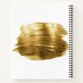 Golden Brush Fox Notizblock (Rückseite)