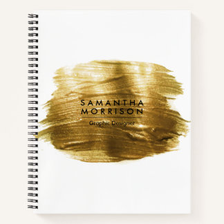 Golden Brush Fox Notizblock