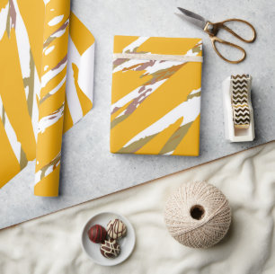 Golden Brush Geschenkpapier