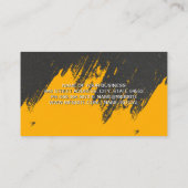 Golden Brushed | Whisk Business Card aus weißem Ma Visitenkarte (Rückseite)