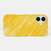 Golden Brushstrokes Phone Case iPhone 16 Hülle (Rückseite (Horizontal))