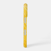 Golden Brushstrokes Phone Case iPhone 16 Hülle (Rechte Seite)