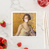 Golden Bubble Gummi Diva Serviette (Beispiel)