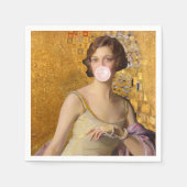 Golden Bubble Gummi Diva Serviette (Vorderseite)