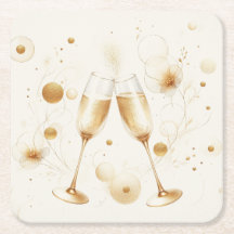 Golden Bubbles Untersetzer
