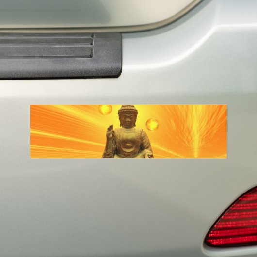 Golden Buddha Autoaufkleber (Auf Auto)