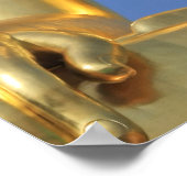 Golden Buddha Chiang Rai Thailand Poster (Ecke)