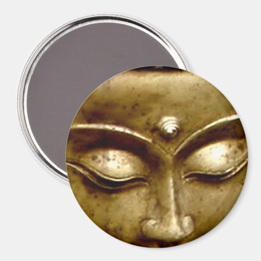 Golden Buddha Eyes Magnet (Vorderseite/Rückseite)