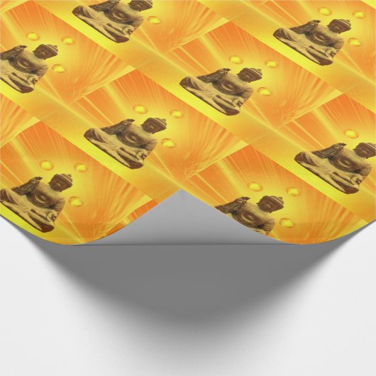 Golden Buddha Geschenkpapier (Ecke)