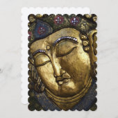 Golden Buddha Inspiration Bracket Einladung (Vorne/Hinten)