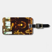 Golden Buddha Kyōto Japan Abstrakter Impressionism Gepäckanhänger (Vorderseite horizontal)