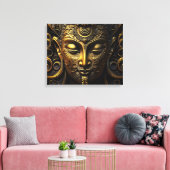 Golden Buddha Leinwanddruck (Insitu (Wohnzimmer))