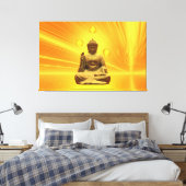 Golden Buddha Leinwanddruck (Insitu (Schlafzimmer))