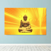 Golden Buddha Leinwanddruck (Insitu (Holzboden))