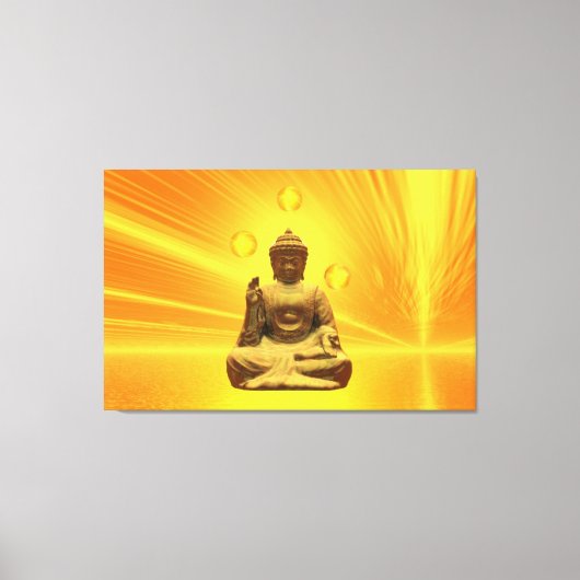 Golden Buddha Leinwanddruck (Vorderseite)