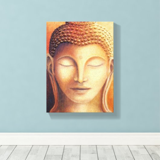 Golden Buddha Leinwanddruck (Insitu (Holzboden))
