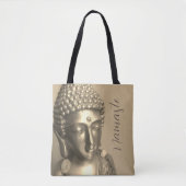 Golden Buddha Namaste Tasche (Vorderseite)