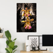 Golden Buddha Orchids Poster (Heimbüro)