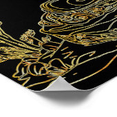 Golden Buddha Poster (Ecke)