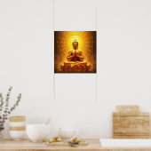 Golden Buddha Poster (Küche)