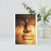 Golden Buddha Postkarte (Stehend Vorderseite)