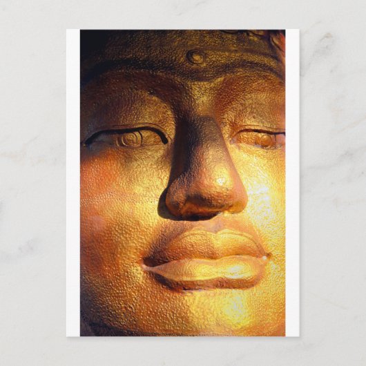 Golden Buddha Postkarte (Vorderseite)