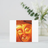 Golden Buddha Postkarte (Stehend Vorderseite)