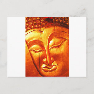 Golden Buddha Postkarte