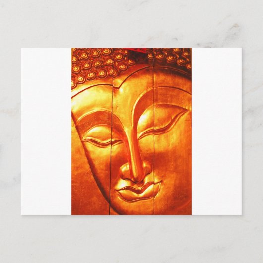 Golden Buddha Postkarte (Vorderseite)