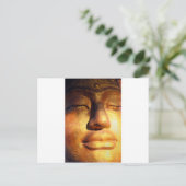 Golden Buddha Postkarte (Stehend Vorderseite)