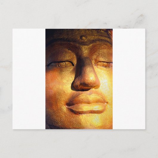 Golden Buddha Postkarte (Vorderseite)