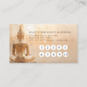 Golden Buddha Salon 10 Visit Loyalty Card Treuekarte (Rückseite)